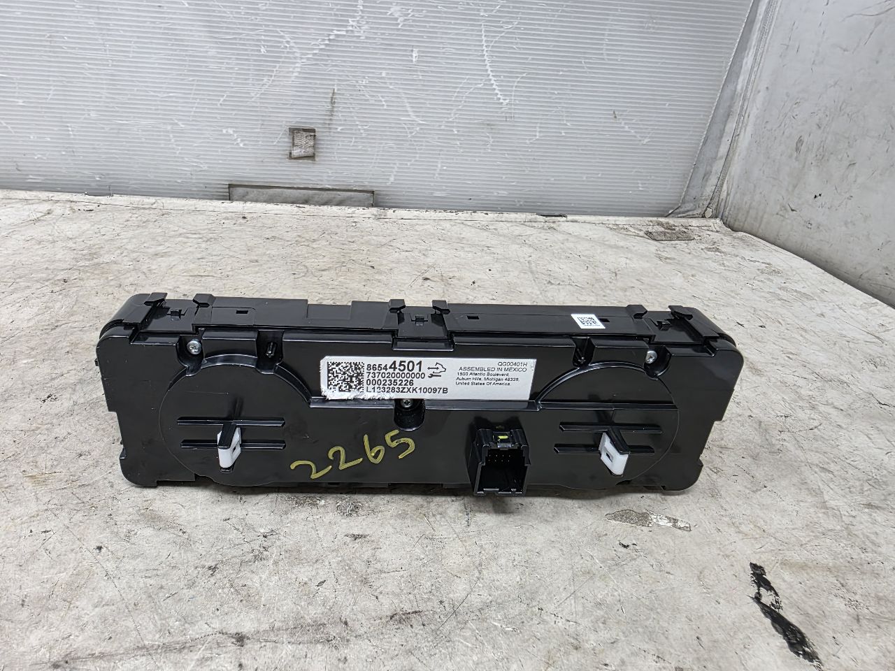 2024 SILVRDO15 CLIMATE HEAT AC CONTROLS 86544501 31819 - image 7