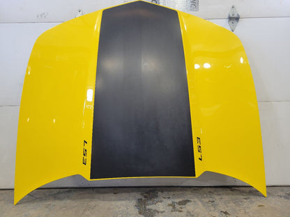 2010 CAMARO HOOD YELLOW 000 COUPLE STONE CHIP 31927 - image 2