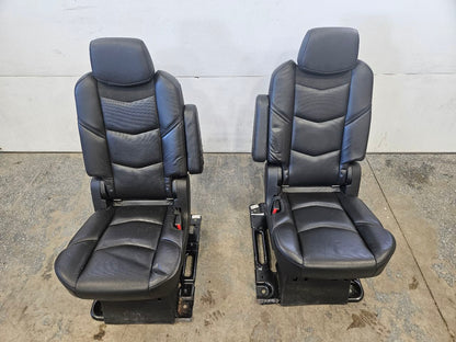2020 ESCALAESV 2ND ROW CAPTAINS SEATS BLACK PAIR 32053 - image 1