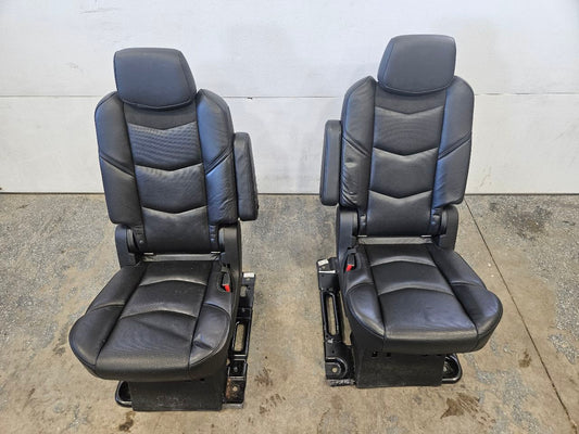 2020 ESCALAESV 2ND ROW CAPTAINS SEATS BLACK PAIR 32053 - image 1