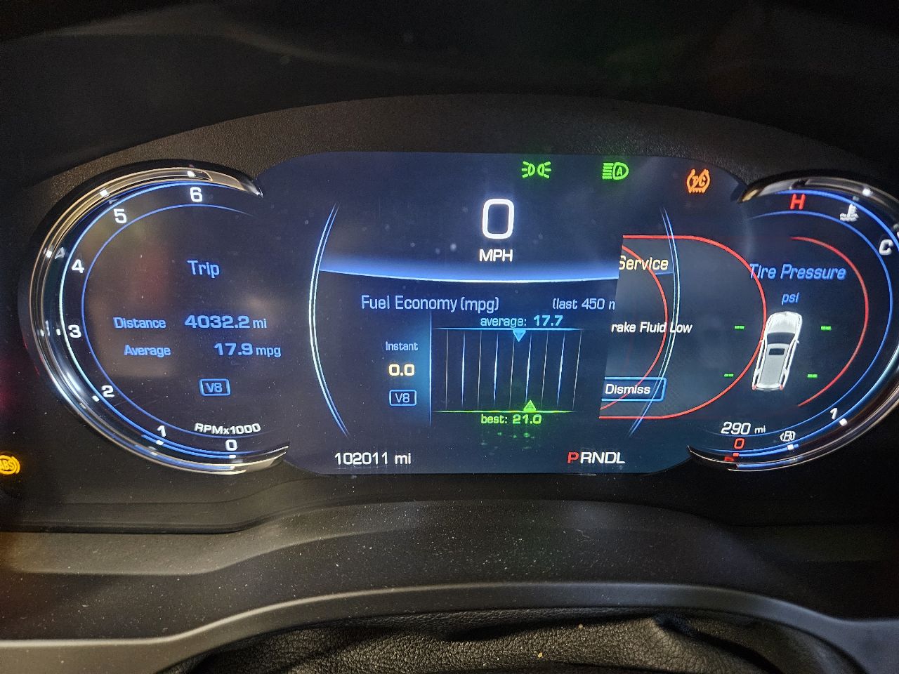 2020 ESCALAESV SPEEDOMETER CLUSTER 84587608 32151 - image 2