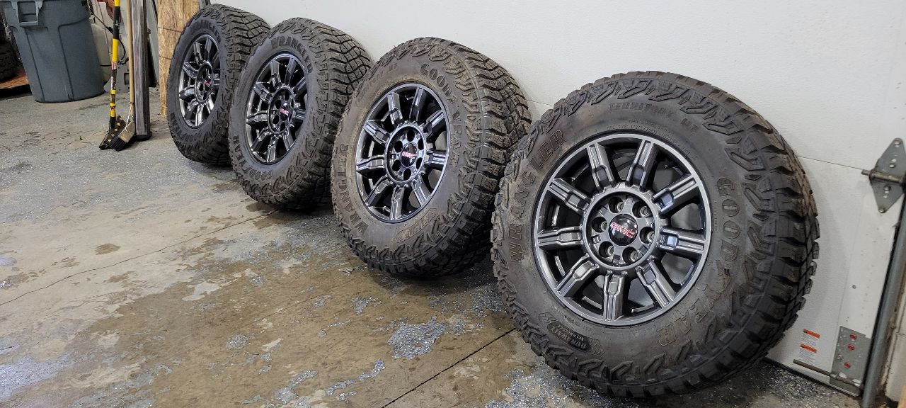 2024 SIERRA150 AT4X WHEELS 275/70R18 WRANGER TIRES 32219 - image 3