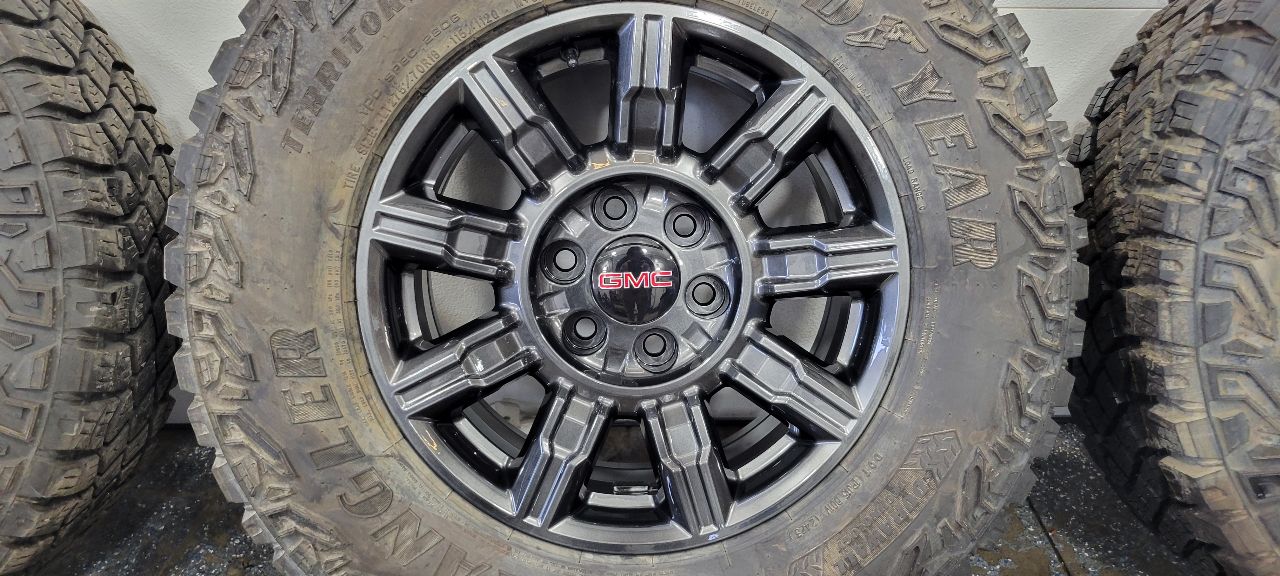 2024 SIERRA AT4X WHEELS 275/70R18 WRANGER TIRES 32219 - image 1