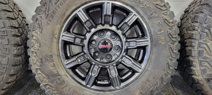 2024 SIERRA AT4X WHEELS 275/70R18 WRANGER TIRES 32219 - image 1