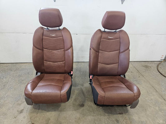 2019 ESCALADE FRONT SEATS BROWN W/LANE KEEP ASSIST 32240 - image 1