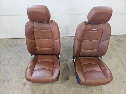 2019 ESCALADE FRONT SEATS BROWN W/LANE KEEP ASSIST 32240 - image 2