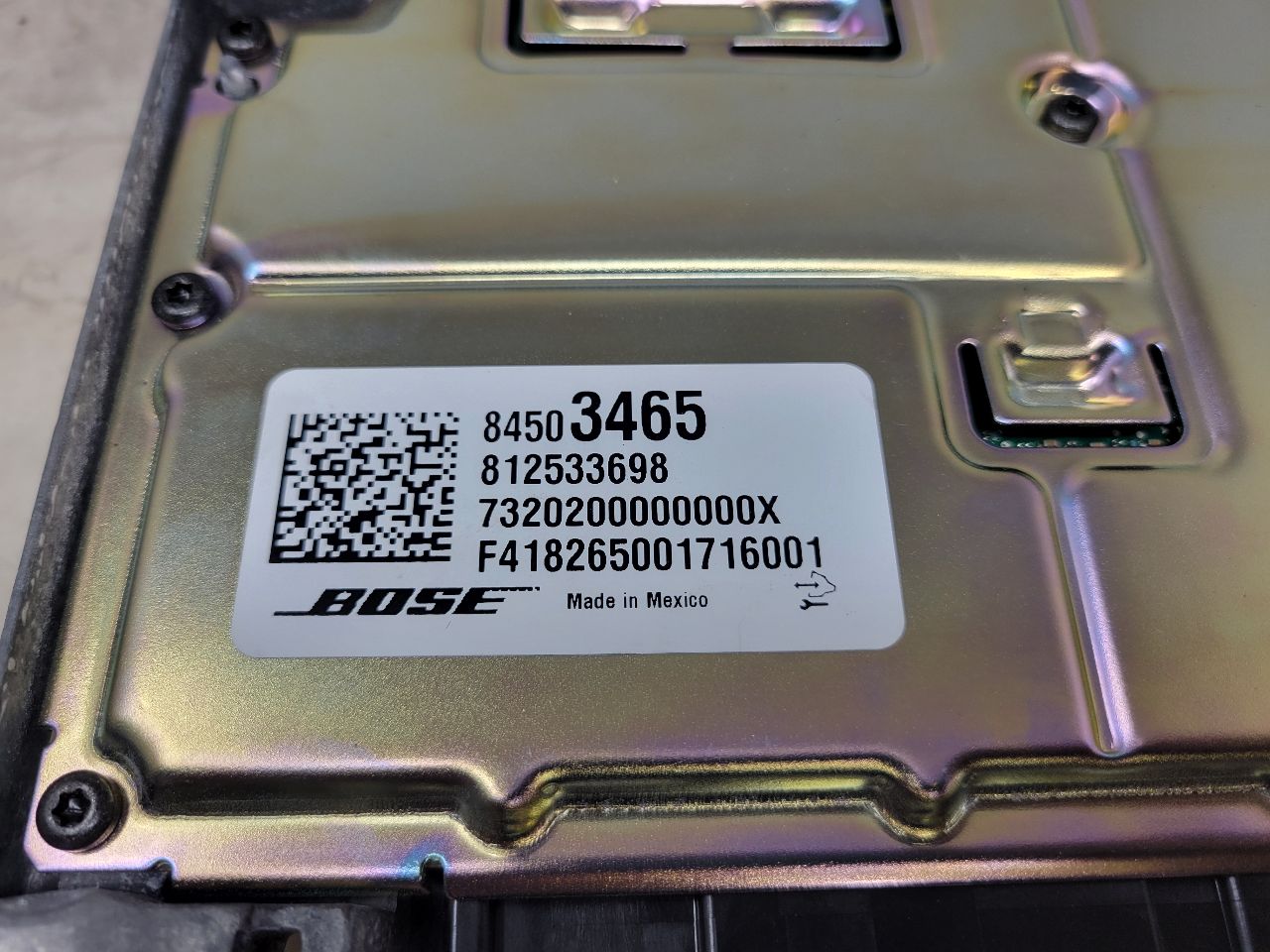 2019 ESCALADE BOSE AMP RADIO AMPLIFIER 84503465 32345 - image 11