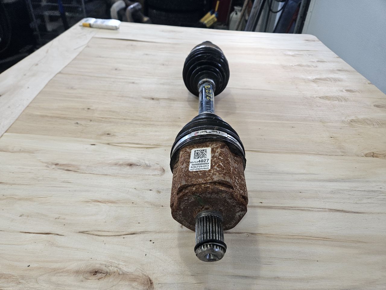 2022 SIERRA150 ZR2 AT4X FRONT AXLE CV SHAFT ZRX 14K 32424 - image 5
