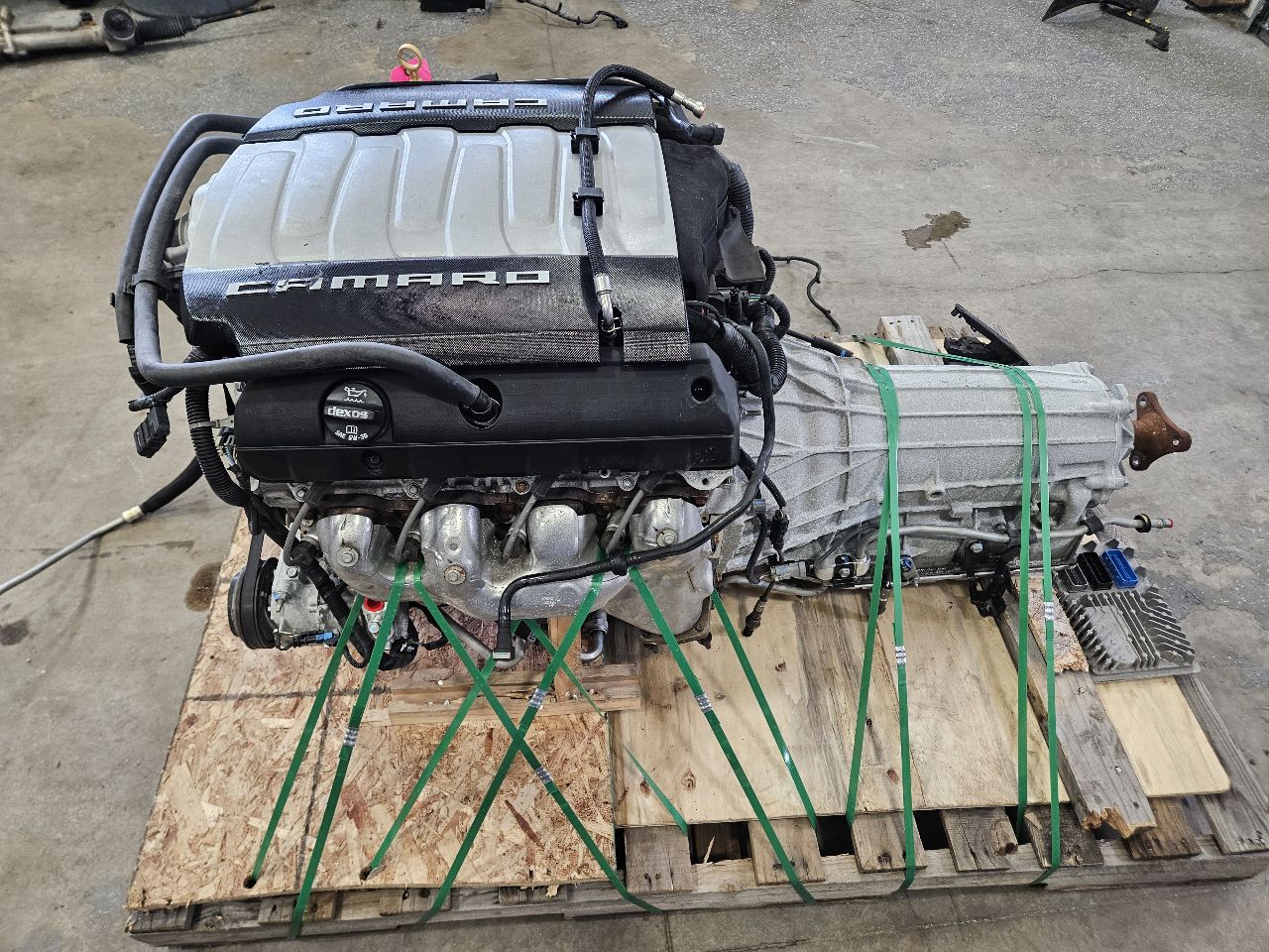 2017 CAMARO 6.2L LT1 ENGINE 8 SPEED 48K DROP OUT 32693 - image 5