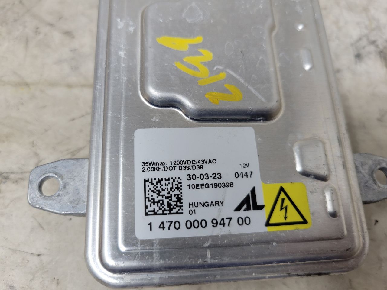 2017 CAMARO OEM XENON HID BALLAST MODULE 32748 - image 7