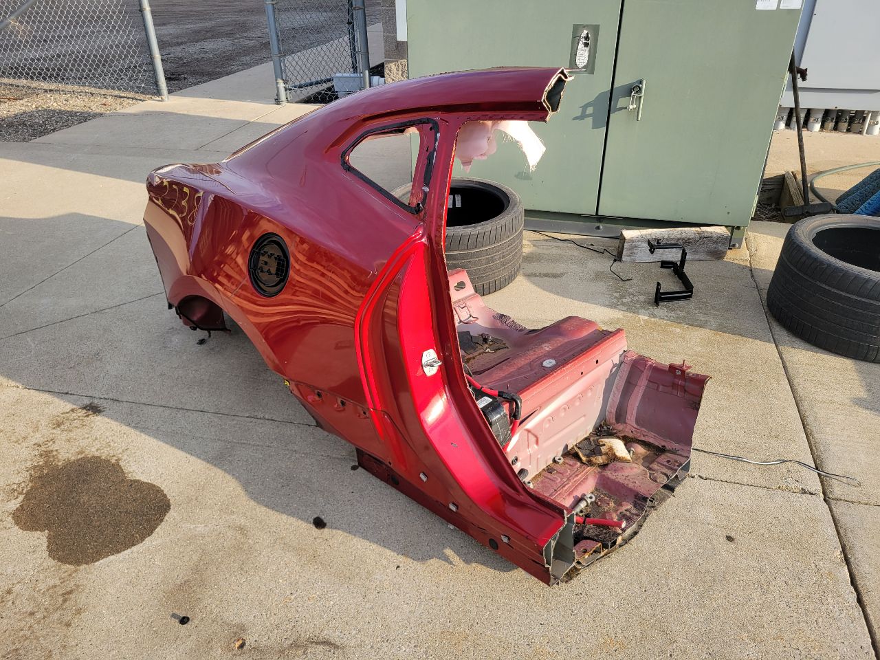 2019 CAMARO RH QUARTER PANEL CUT RED G7E 000 32763 - image 4
