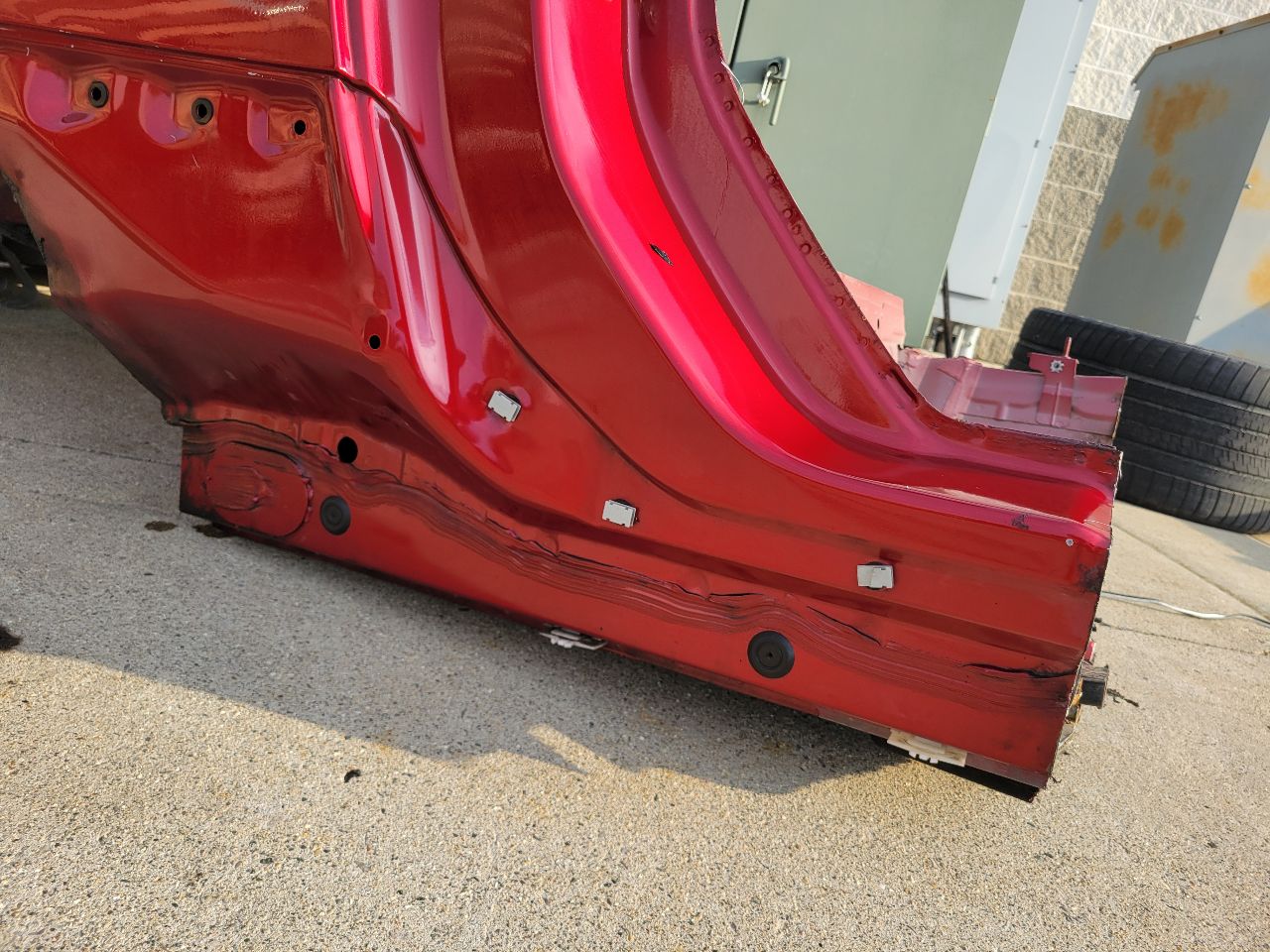 2019 CAMARO RH QUARTER PANEL CUT RED G7E 000 32763 - image 5