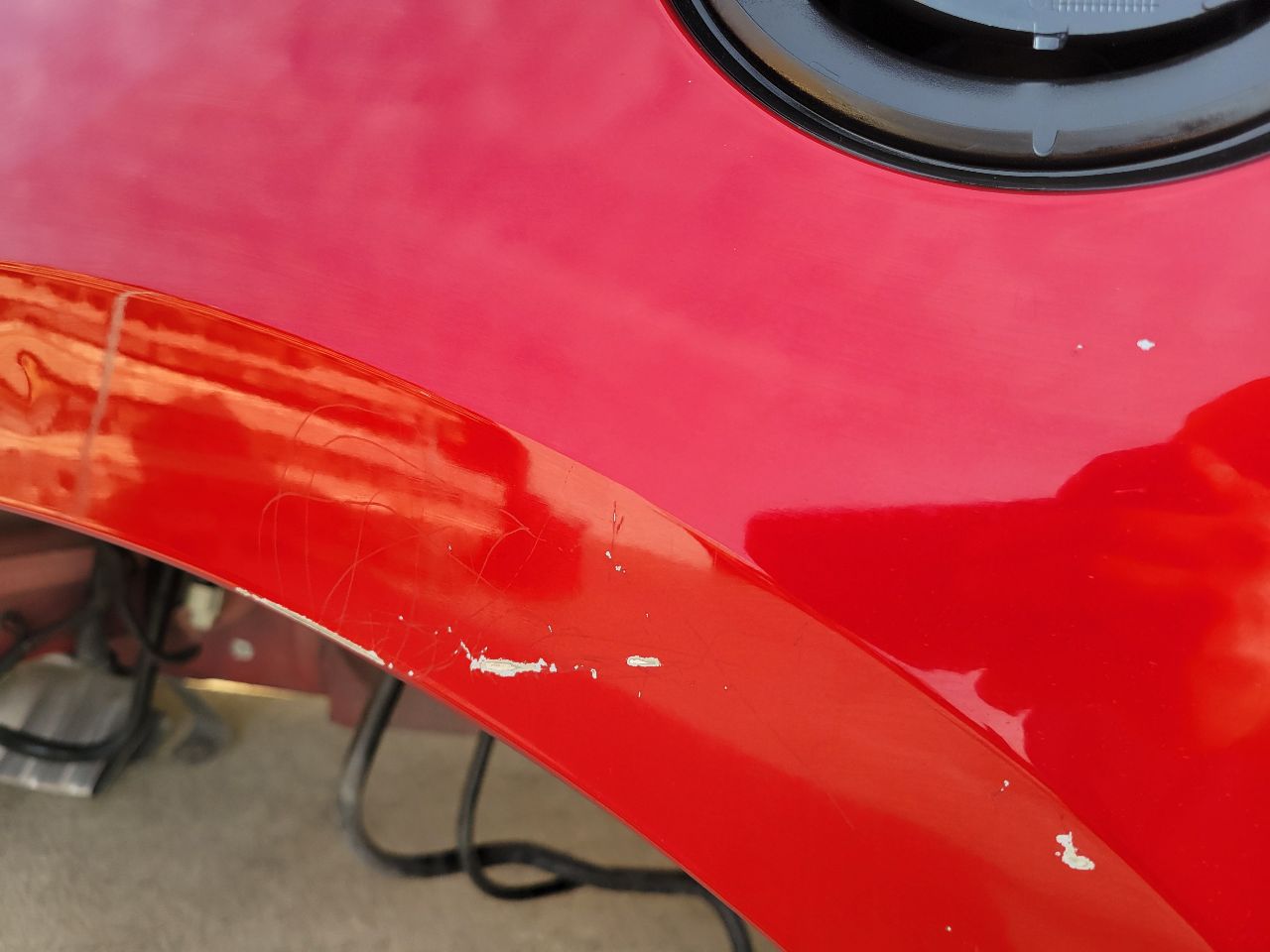 2019 CAMARO RH QUARTER PANEL CUT RED G7E 000 32763 - image 7
