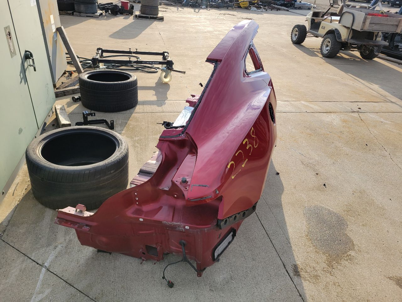 2019 CAMARO RH QUARTER PANEL CUT RED G7E 000 32763 - image 12