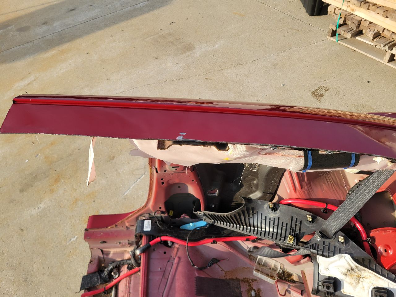 2019 CAMARO RH QUARTER PANEL CUT RED G7E 000 32763 - image 16