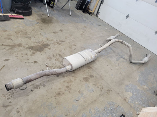 2022 SILVRDO15 OEM REAR DUEL OUTLET EXHAUST CATBACK 32825 - image 2