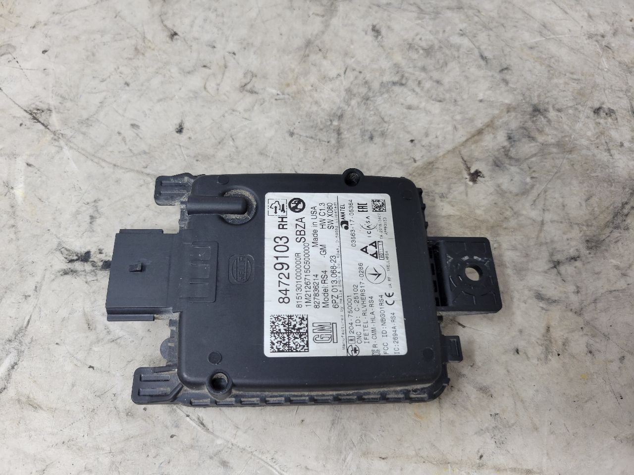 2022 SILVRDO15 RH RADAR BLIND SPOT MODULE 84729103 32896 - image 6