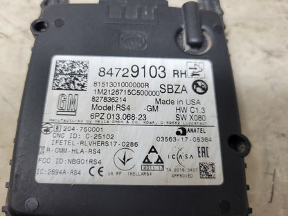 2022 SILVRDO15 RH RADAR BLIND SPOT MODULE 84729103 32896 - image 7