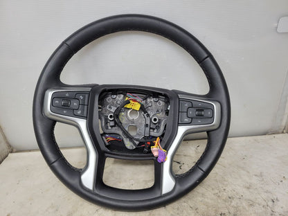2022 SILVRDO15 BLACK LEATHER HEATED STEERING WHEEL 32918 - image 1