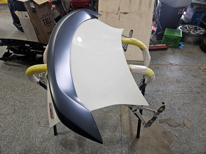 2015 CAMARO TRUNK DECKLID WHITE GAZ ZL1 SPOILER 33123 - image 4