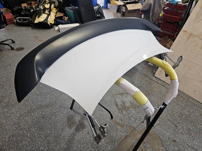 2015 CAMARO TRUNK DECKLID WHITE GAZ ZL1 SPOILER 33123 - image 7