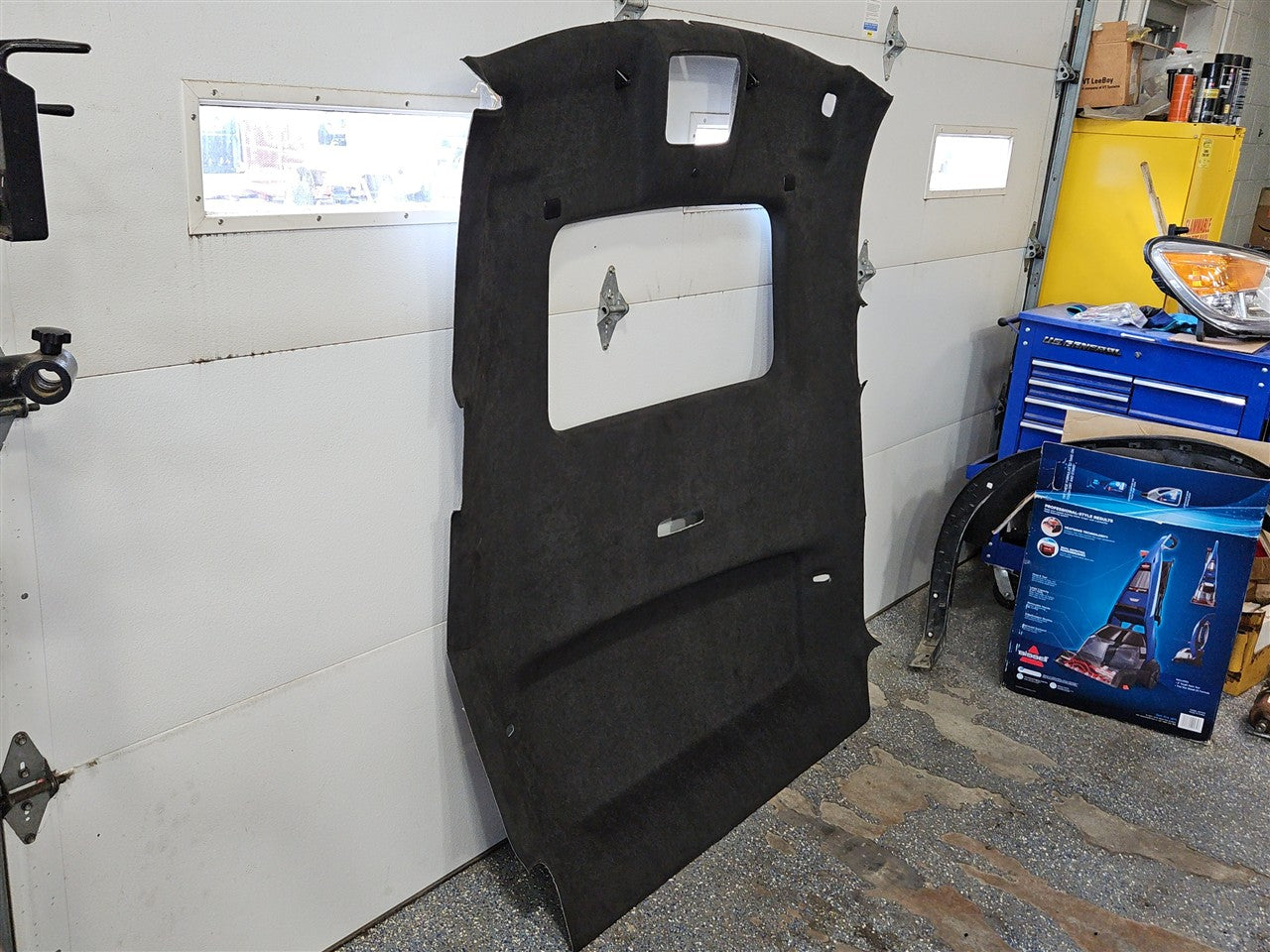 2022 SIERRA150 OEM BLACK SUEDE HEADLINER CREWCAB 33301 - image 2