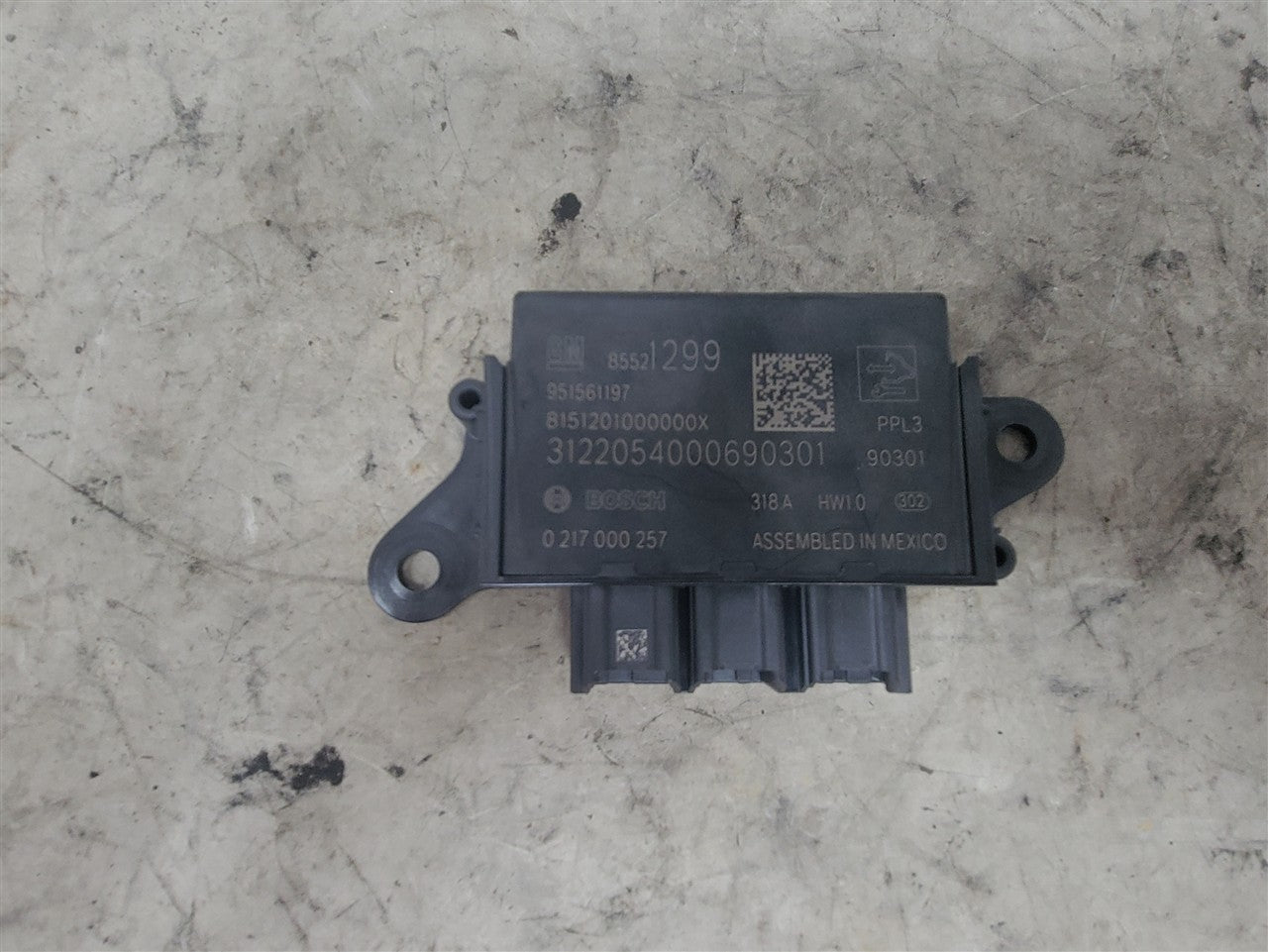 2022 SIERRA150 PARK ASSIST CONTROL MODULE 85521299 33328 - image 1