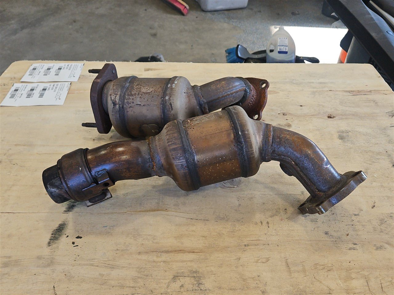 2016 CAMARO OEM 6.2L EXHAUST Y PIPE PAIR 74K MI 33421 - image 3