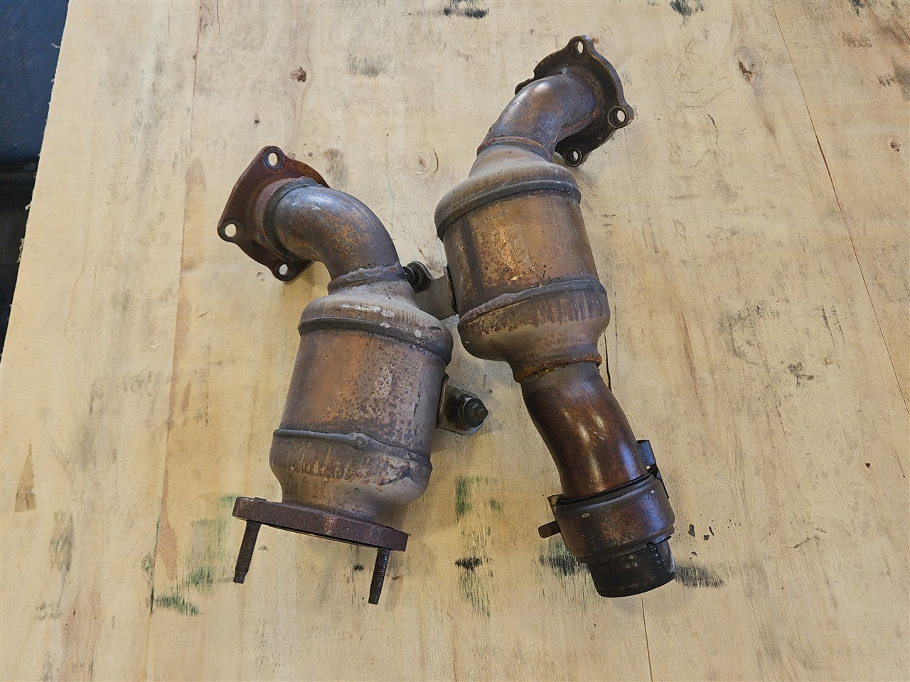 2016 CAMARO OEM 6.2L EXHAUST Y PIPE PAIR 74K MI 33421 - image 4