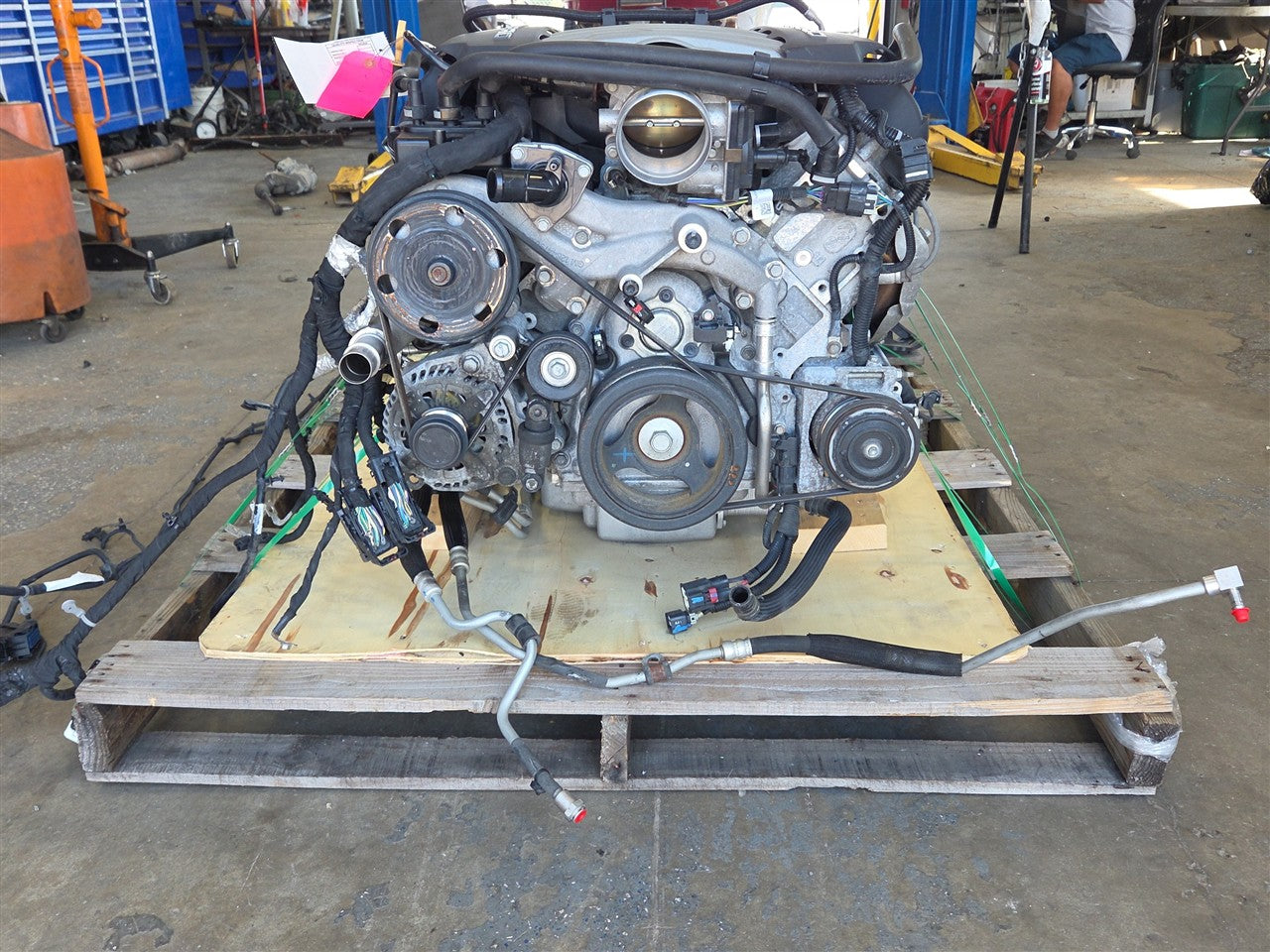 2016 CAMARO 6.2L LT1 ENGINE 8 SPEED 74K DROP OUT 33464 - image 2