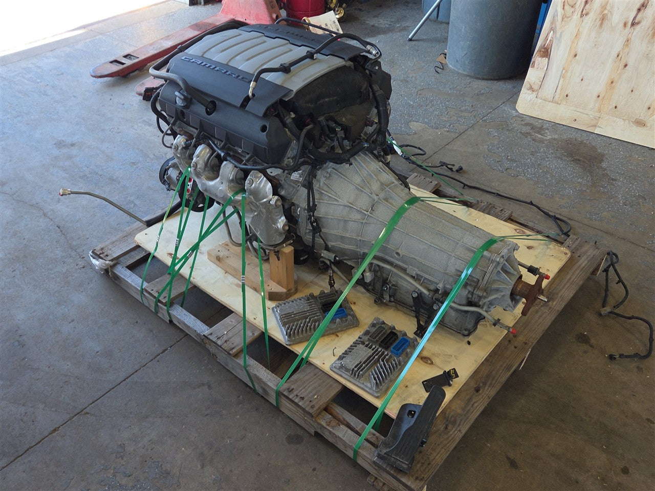 2016 CAMARO 6.2L LT1 ENGINE 8 SPEED 74K DROP OUT 33464 - image 6
