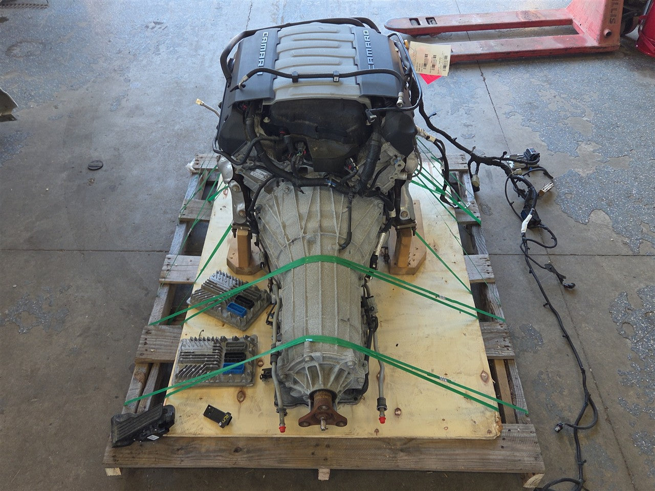 2016 CAMARO 6.2L LT1 ENGINE 8 SPEED 74K DROP OUT 33464 - image 9
