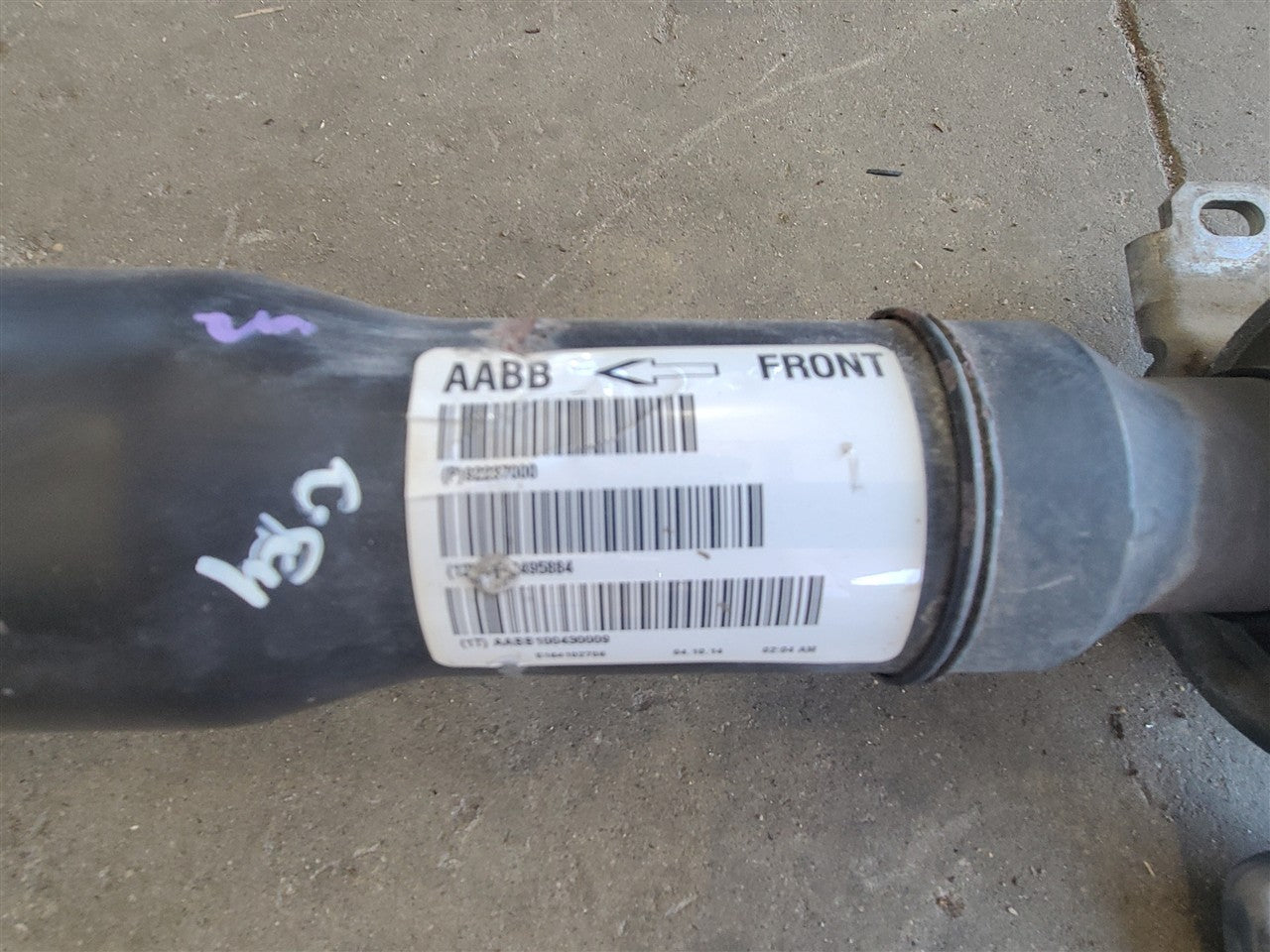 2014 CAMARO SS AUTO REAR DRIVE SHAFT 92237000 33497 - image 11