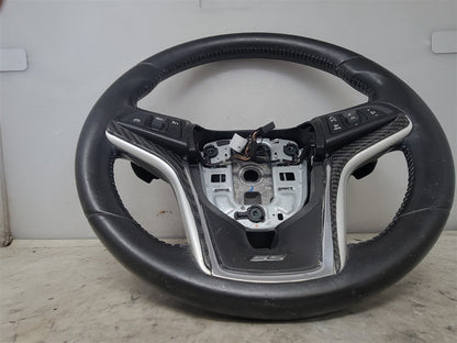 2014 CAMARO LEATHER STEERING WHEEL BLUE STITCHIN 33560 - image 5