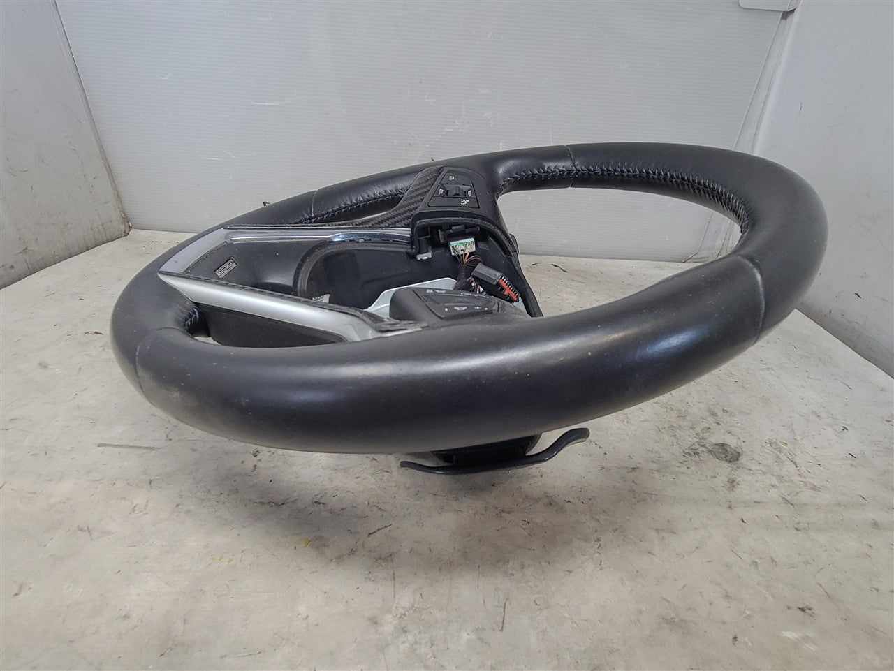 2014 CAMARO LEATHER STEERING WHEEL BLUE STITCHIN 33560 - image 7
