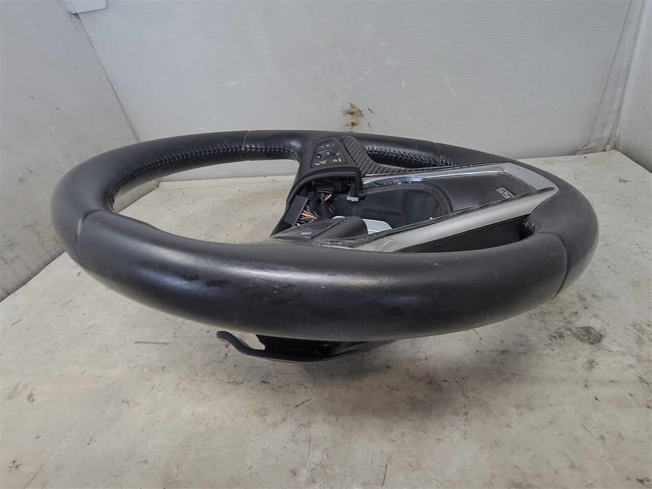 2014 CAMARO LEATHER STEERING WHEEL BLUE STITCHIN 33560 - image 9