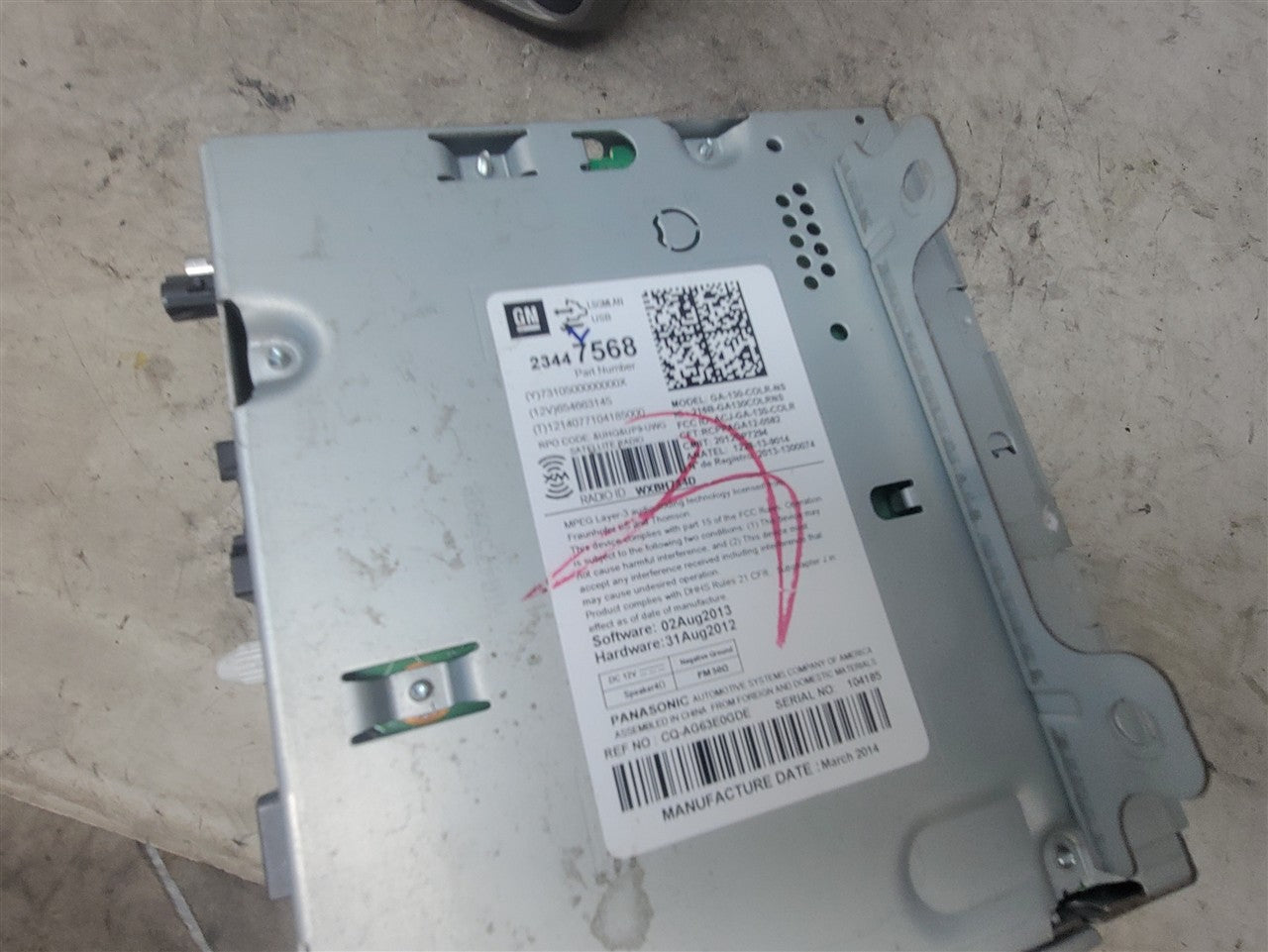 2014 CAMARO RADIO CONTROL PANEL & RECEIVER 33565 - image 16