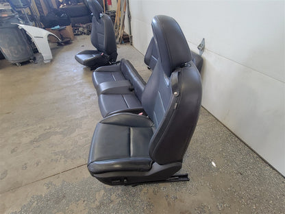 2014 CAMARO BLACK & BLUE 2 TONE FRONT REAR SEATS 33568 - image 5