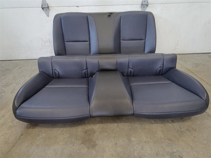 2014 CAMARO BLACK & BLUE 2 TONE FRONT REAR SEATS 33568 - image 13