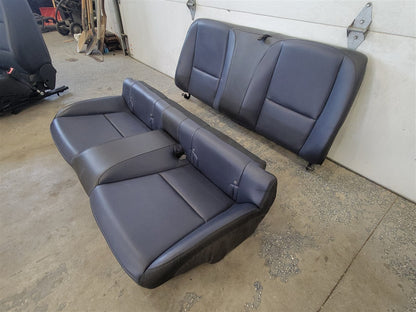 2014 CAMARO BLACK & BLUE 2 TONE FRONT REAR SEATS 33568 - image 14