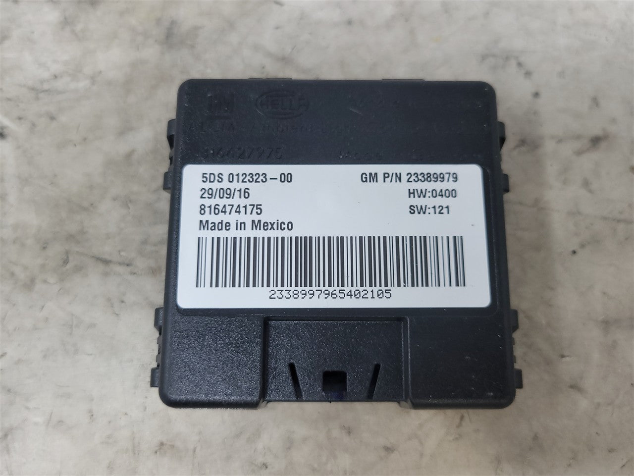 2017 CAMARO ABL AMBIENT LIGHTING MODULE 23389979 33617 - image 1
