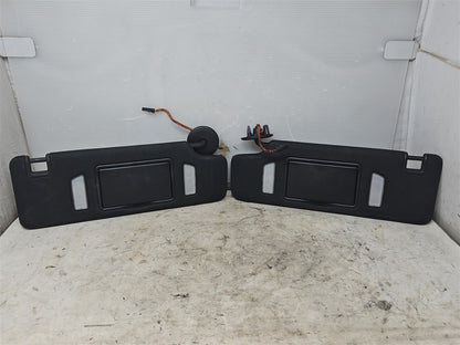 2017 CAMARO LIGHTED SUN VISORS PAIR LH RH BLACK 33652 - image 1