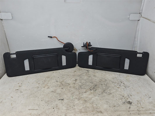 2017 CAMARO LIGHTED SUN VISORS PAIR LH RH BLACK 33652 - image 1