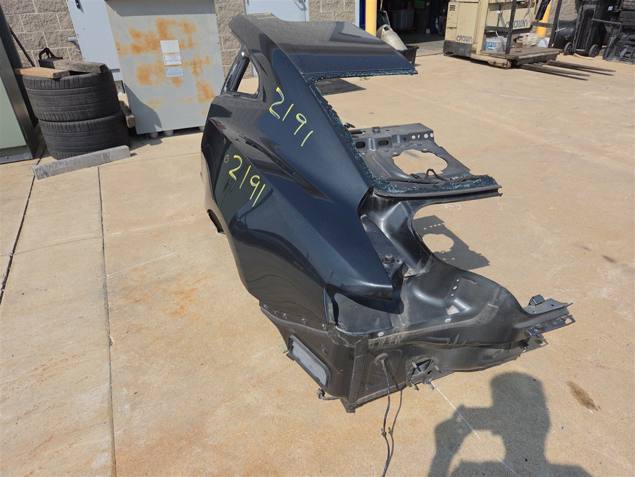 Used OEM 2016-2024 CAMARO LH DRIVER REAR QUARTER PANEL CUT SON OF A, actual item photo 11
