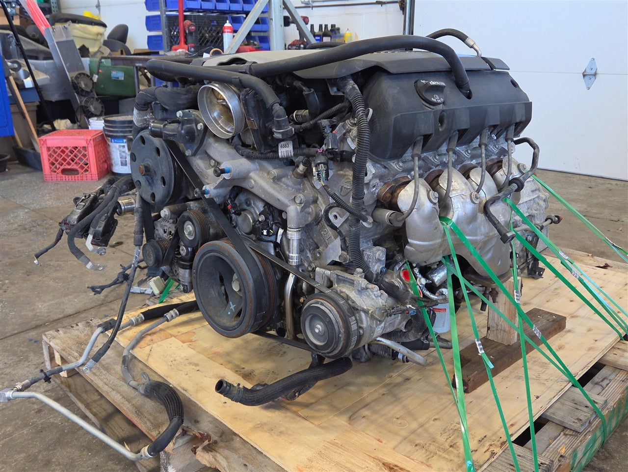 2017 CAMARO 6.2L LT1 ENGINE 8 SPEED 90K DROP OUT 33667 - image 3