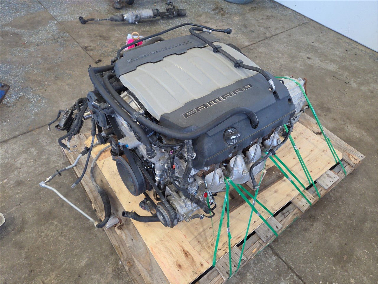 2017 CAMARO 6.2L LT1 ENGINE 8 SPEED 90K DROP OUT 33667 - image 4