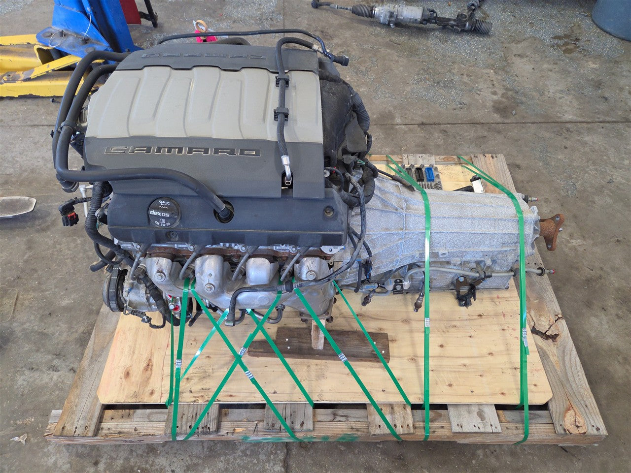 2017 CAMARO 6.2L LT1 ENGINE 8 SPEED 90K DROP OUT 33667 - image 5