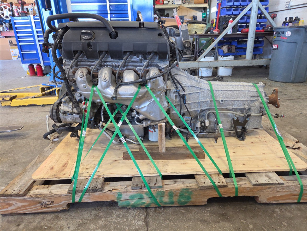 2017 CAMARO 6.2L LT1 ENGINE 8 SPEED 90K DROP OUT 33667 - image 6