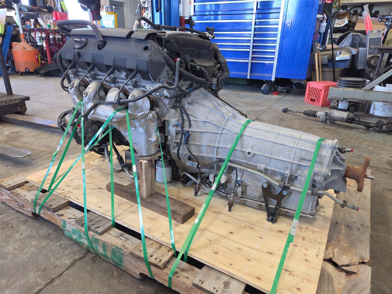 2017 CAMARO 6.2L LT1 ENGINE 8 SPEED 90K DROP OUT 33667 - image 8