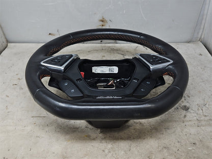 2017 CAMARO LEATHER STEERING WHEEL AUTO PADDLES 33674 - image 2